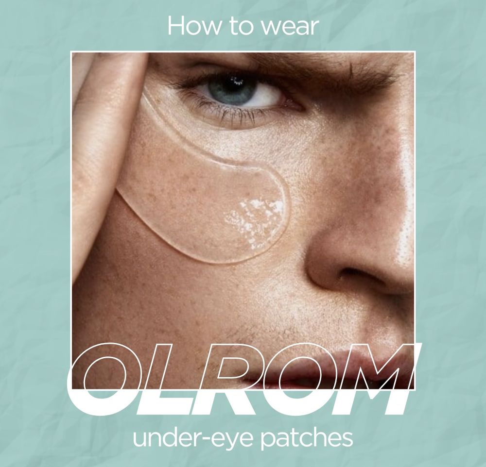 OLROM — How to wear under-eye patches creative